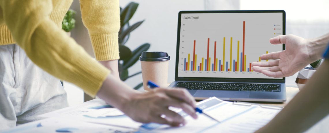 Businesspeople meeting plan analysis graph company finance strategy statistics success concept and planning for future in office room.
